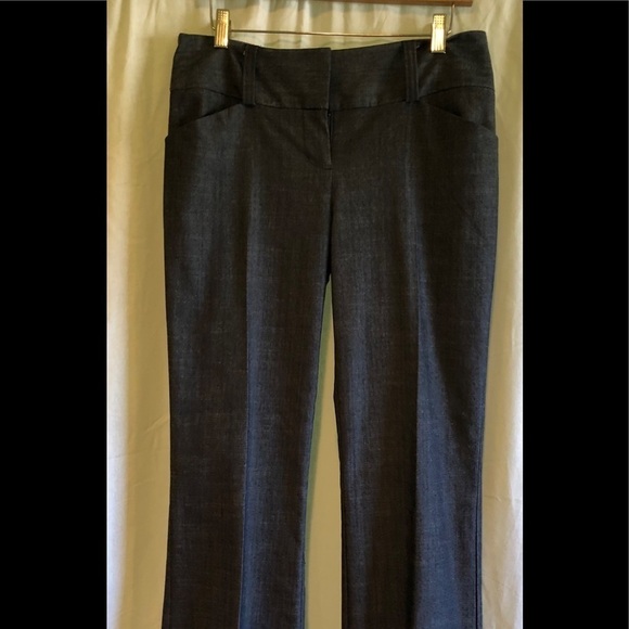 Maurices Y2K Charcoal Gray Career Pant Trouser Pant 5/6 Workcore Light Acadamia - Picture 2 of 6